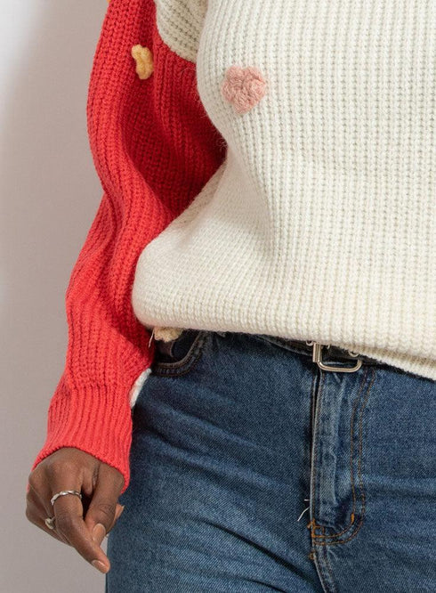 Bastag*Offwhite Flower Pullover - Khotwh